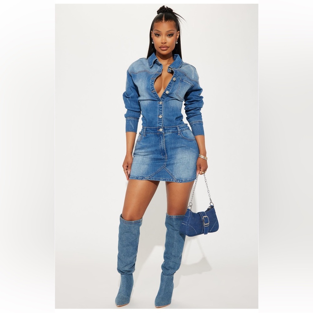 Belleville Denim Mini Dress
